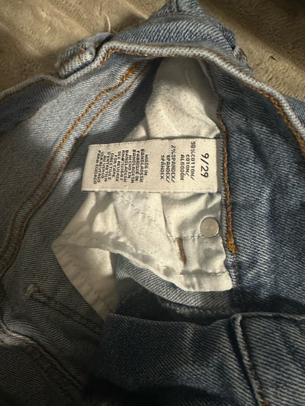 Light Blue Ripped Skinny Jeans - Picture 4 of 4